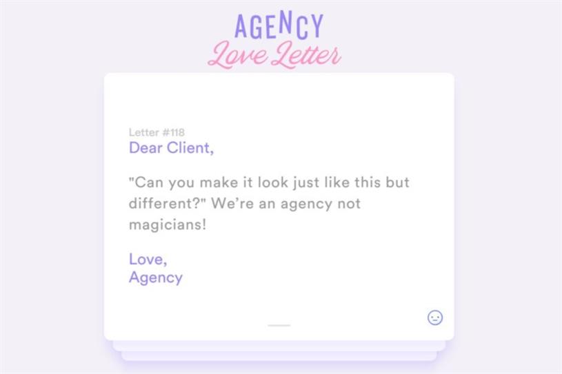 Agency Love Letter